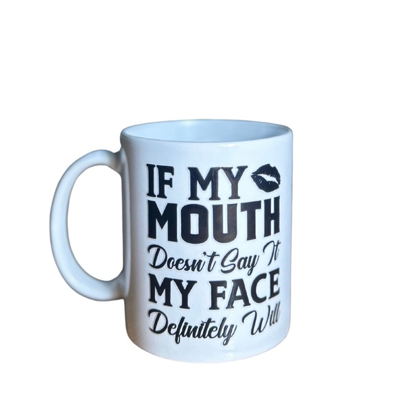 Custom “The Designs Zoo” White Ceramic 11 oz. Tea Latte Hot Cocoa Coffee Mugs - Picture 1 of 2